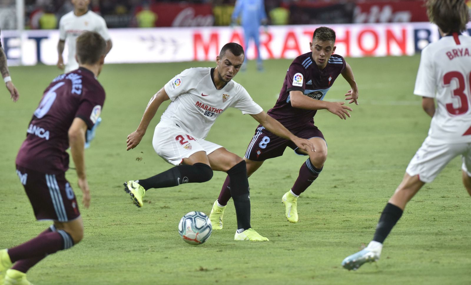Las mejores imágenes del Sevilla-Celta de Vigo