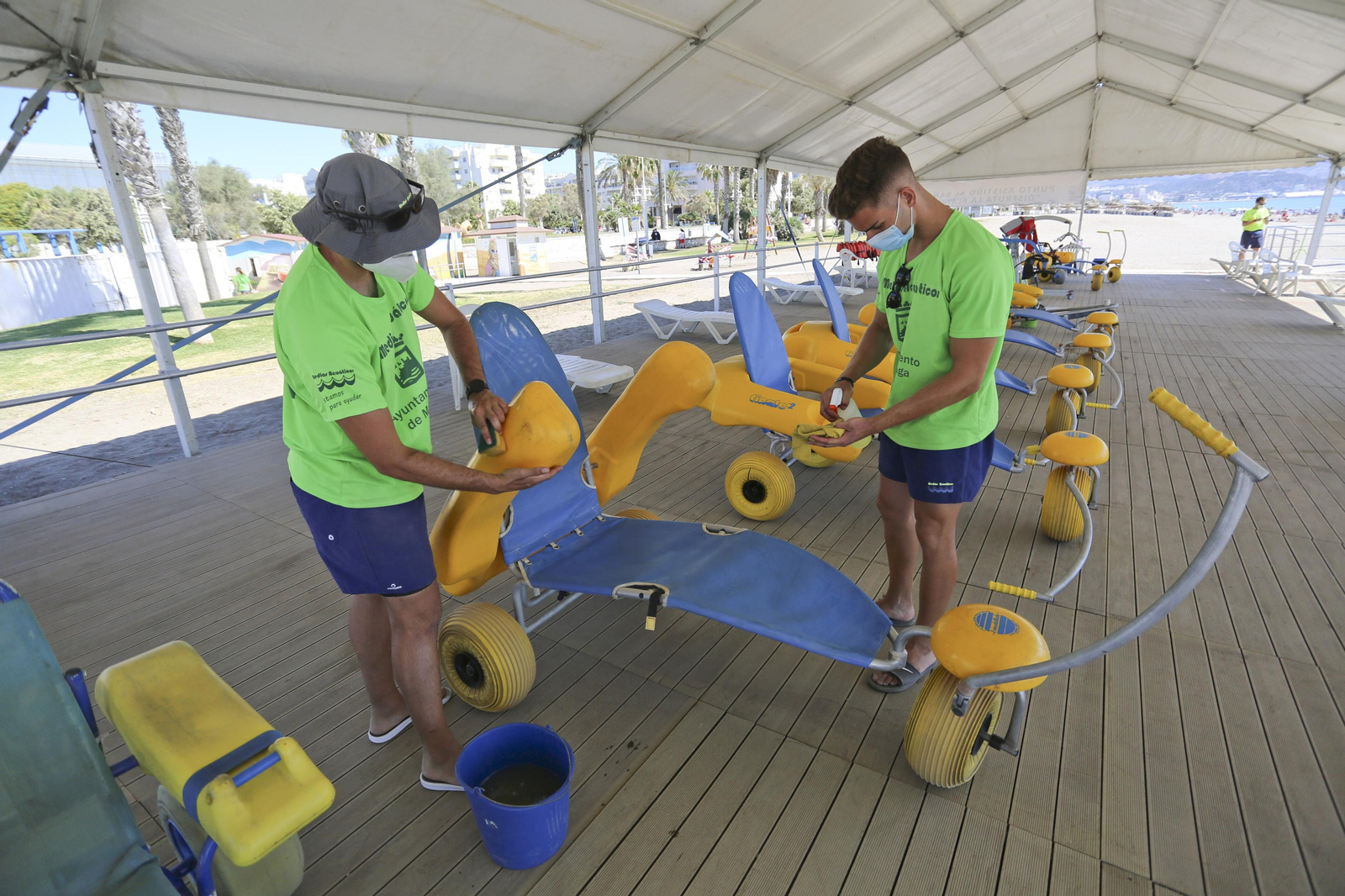 Fotos de la playa en Málaga, donde escapar del calor