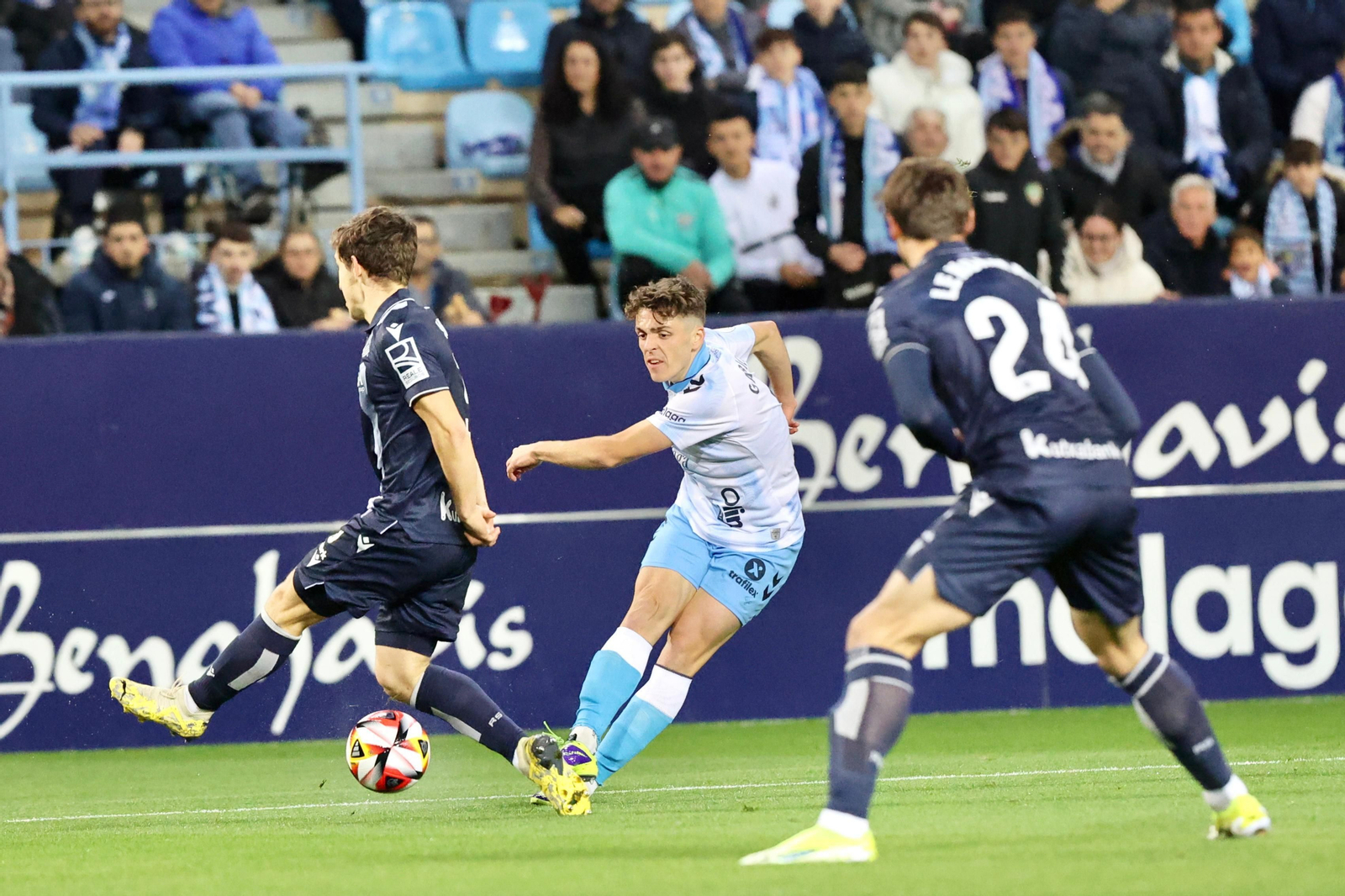 Málaga CF - Real Sociedad, en fotos