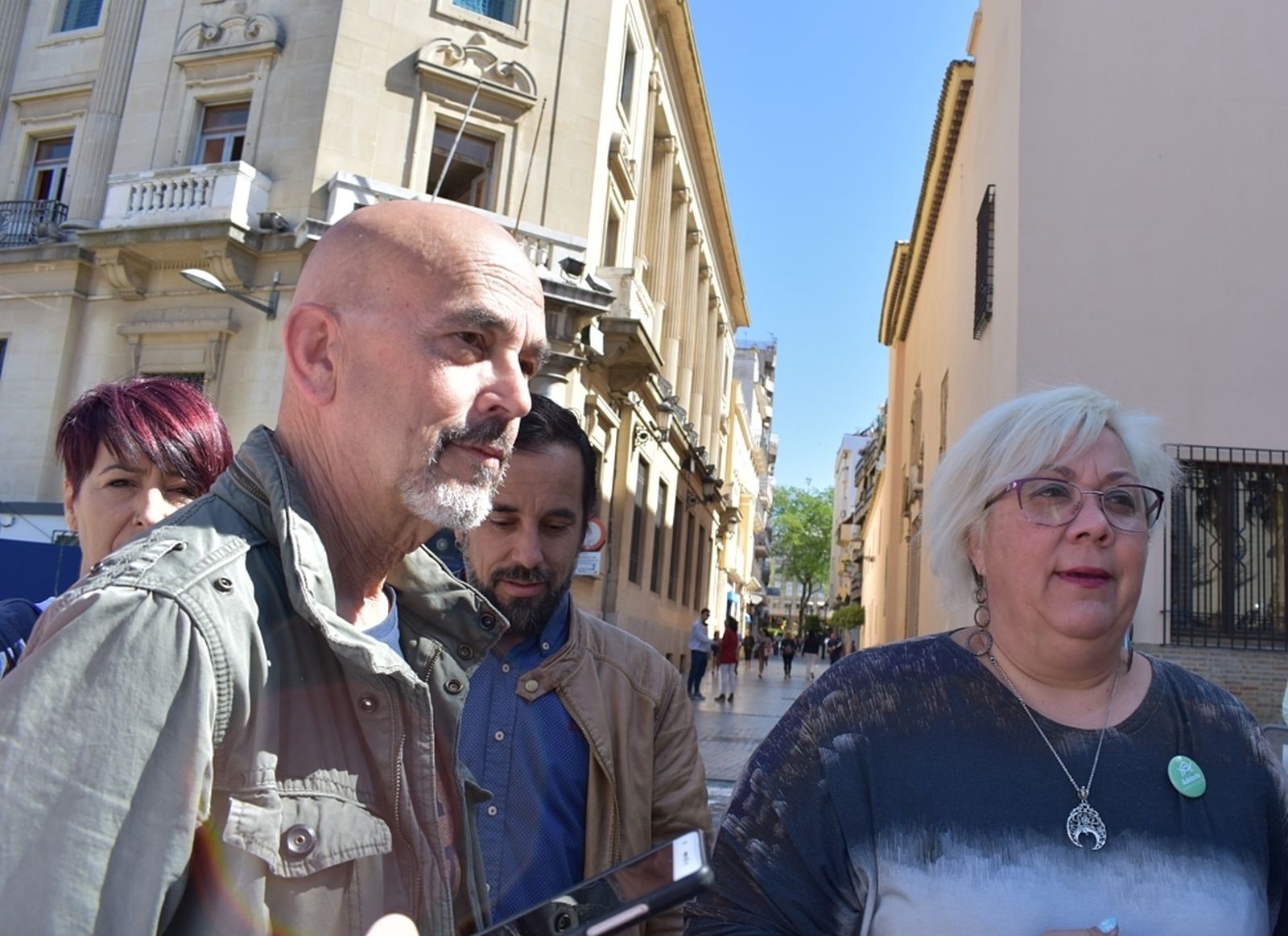 María Gadea, José María García, Jesús Amador y Mónica Rossi.