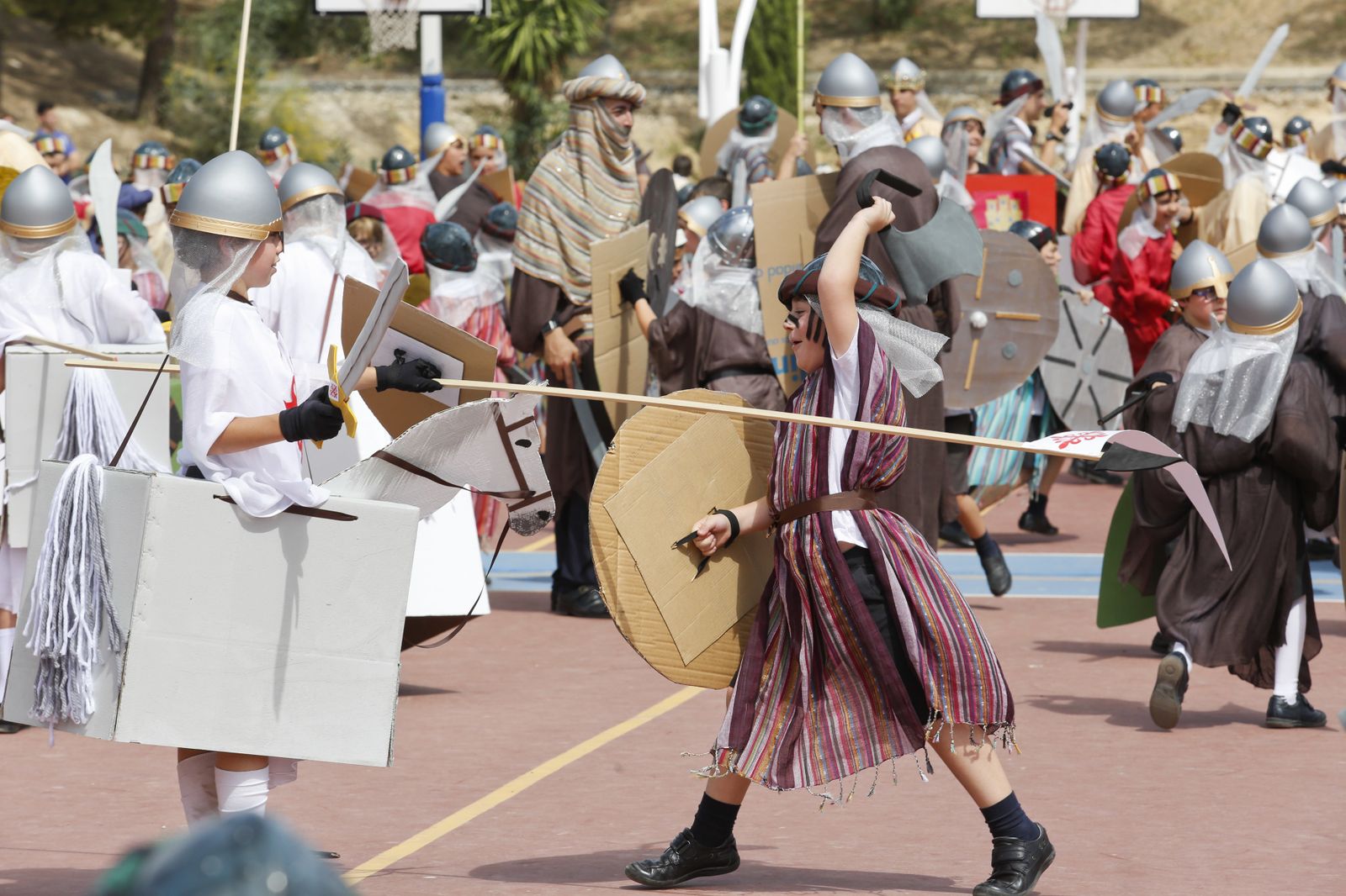 La Batalla de las Navas de Tolosa escenificada por los alumnos de El Romeral