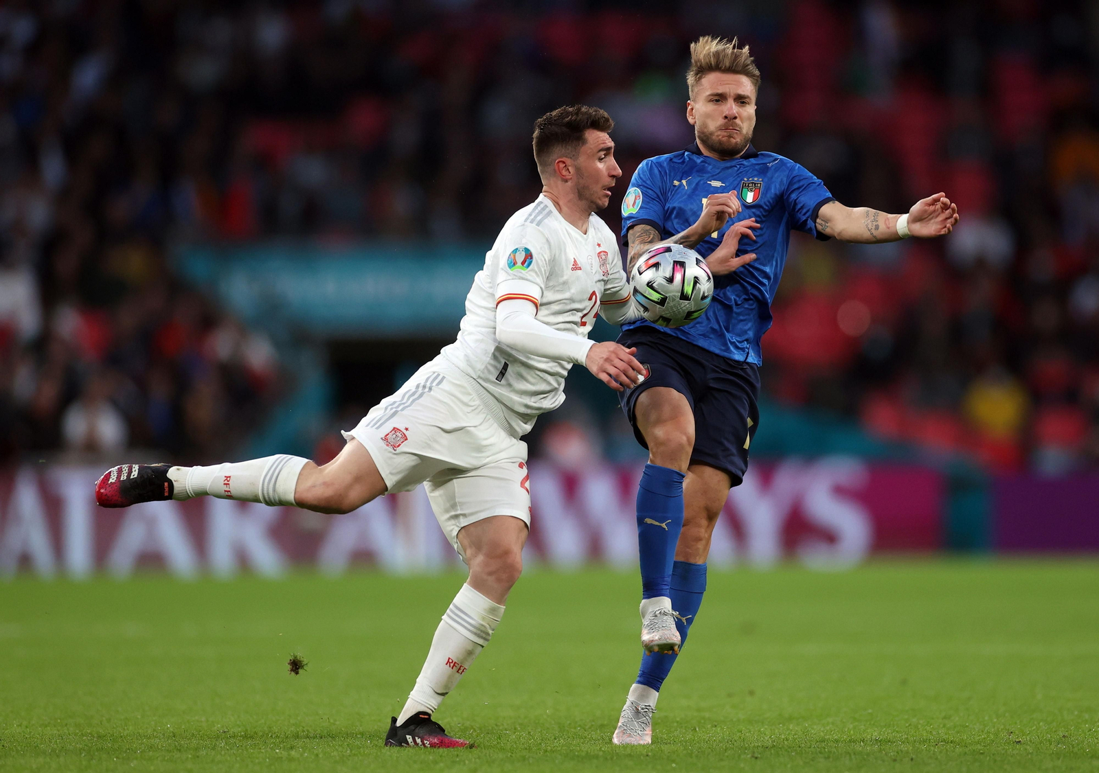 Las imágenes de la semifinal Italia-España de Eurocopa