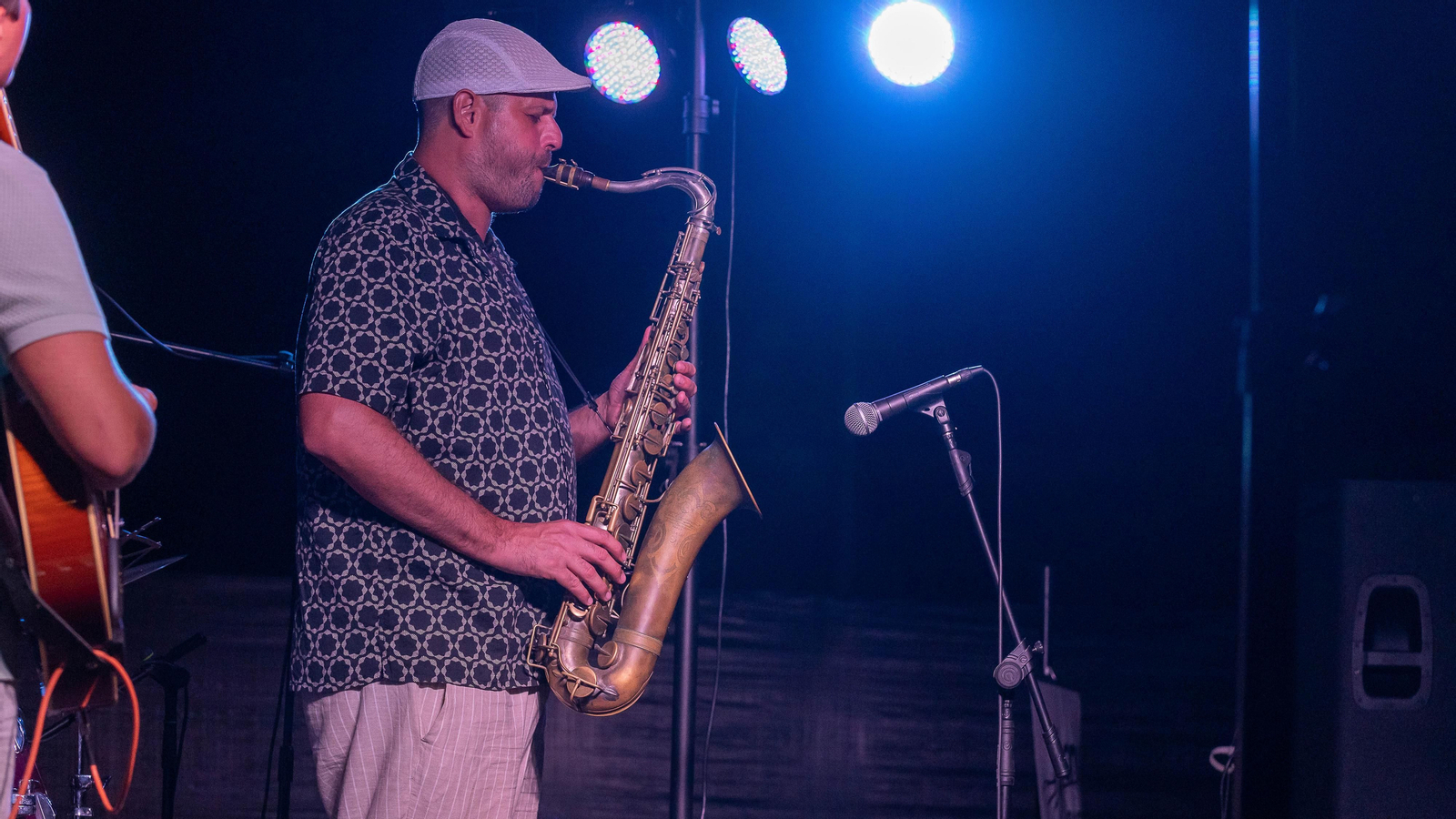 Jazz al relente de Rizoma ' Caballero & Oliver quartet ' en Alcultura, en imágenes