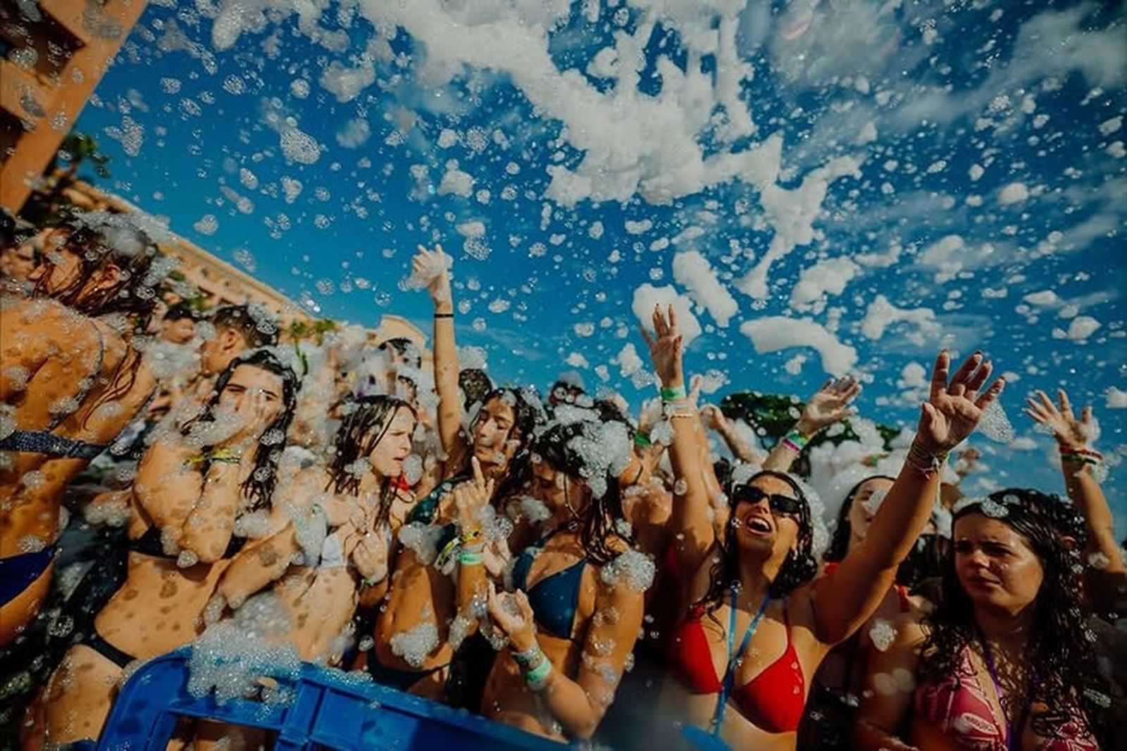 Estudiantes portugueses durante el Festival La Punta en pasadas ediciones.