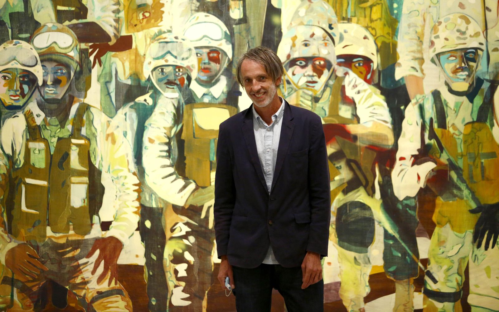 Jules de Balincourt (París, 1972), este viernes, en el CAC Málaga.