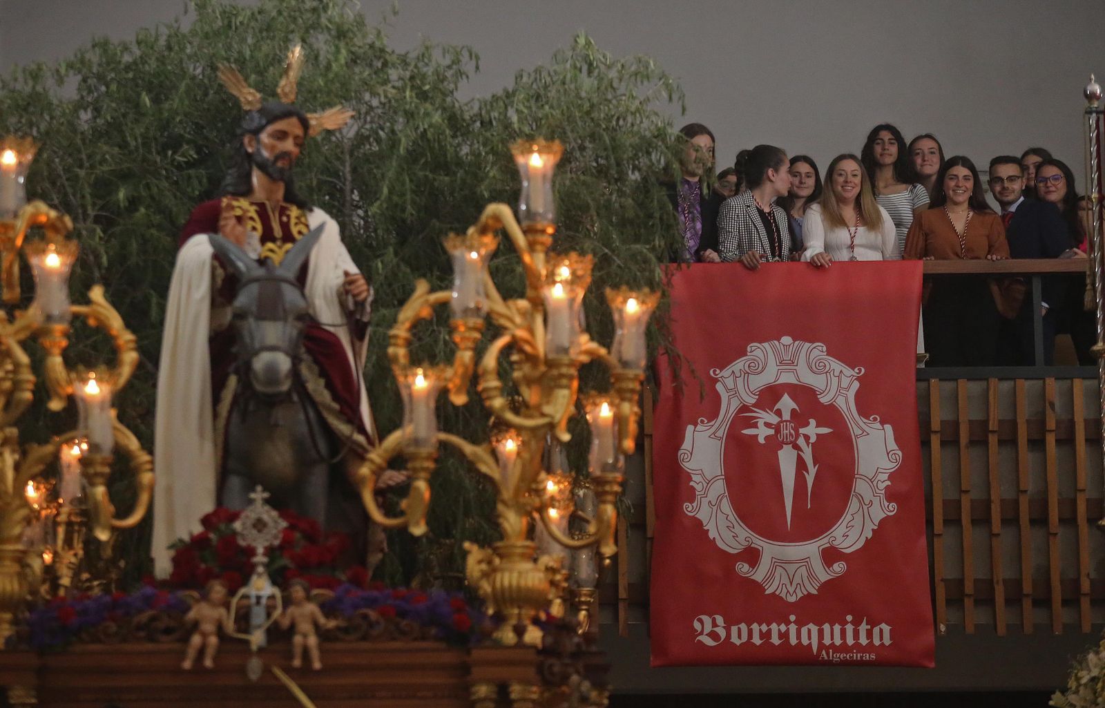 Fotos de la primera levantá de La Borriquita en Algeciras 2023