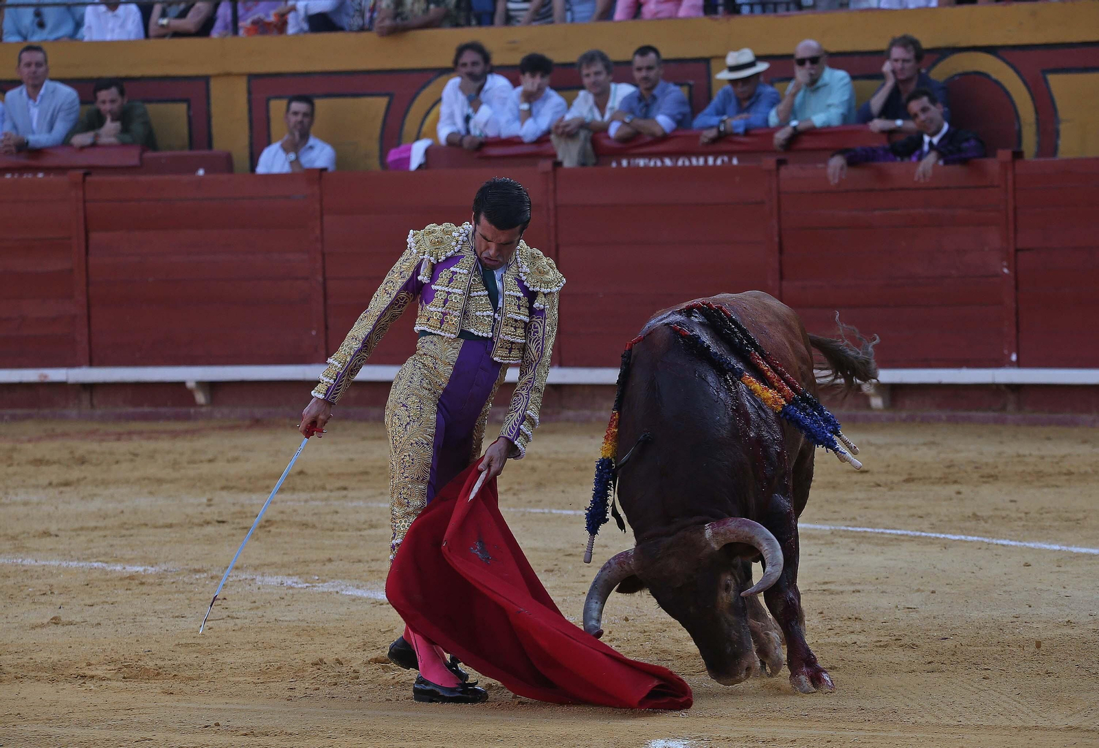 Fotos de la corrida del viernes de la Feria Taurina de Algeciras 2023: Morante de la Puebla, Emilio de Justo y David Galván