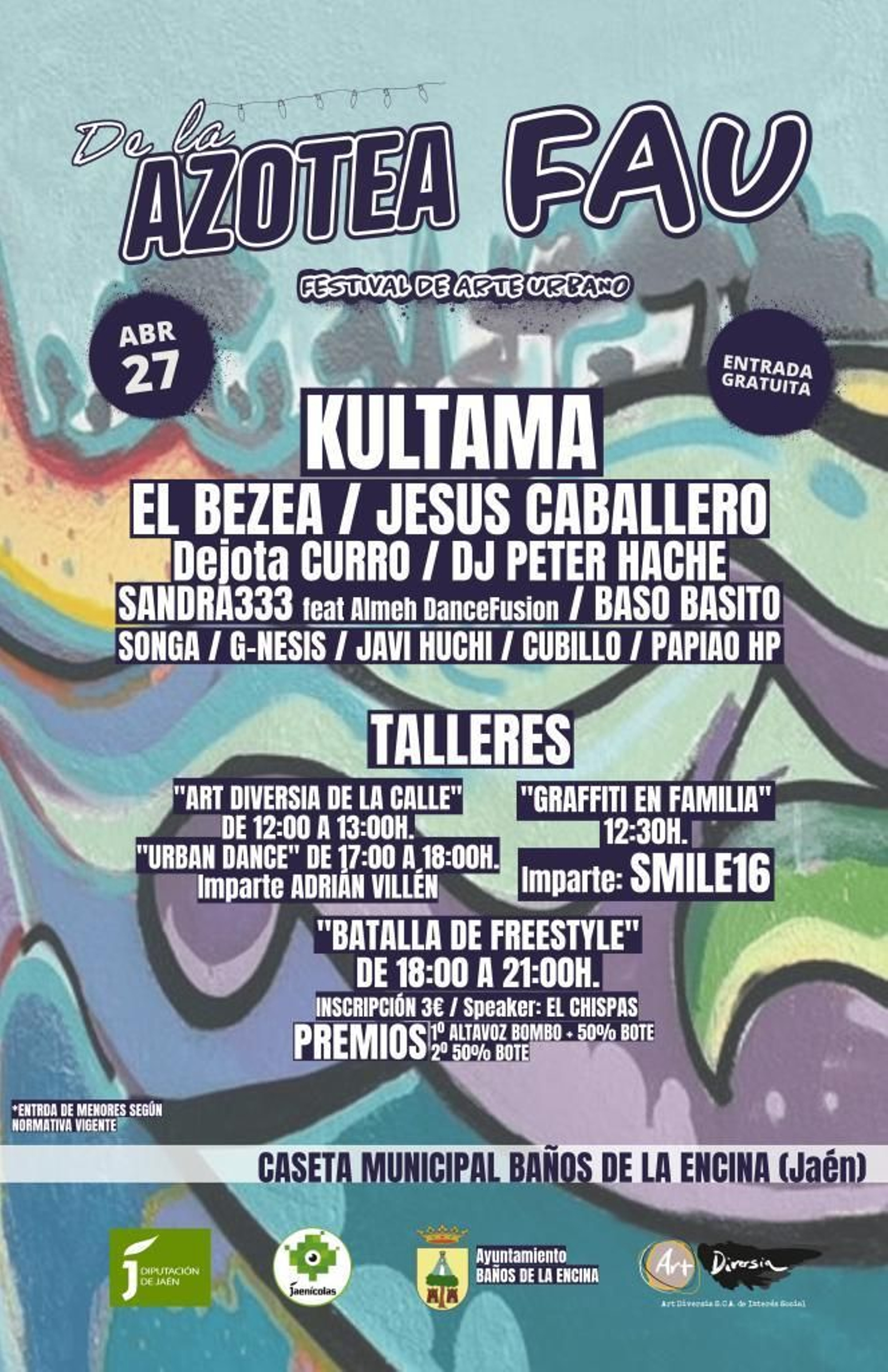 El festival tiene entrada gratuita, aunque los menores tendrán que traer un formulario cumplimentado para el acceso.