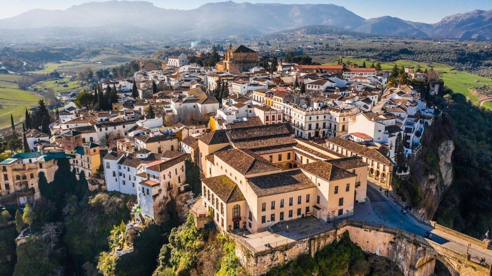 Ronda, desde el cielo. Ronda, desde el cielo.