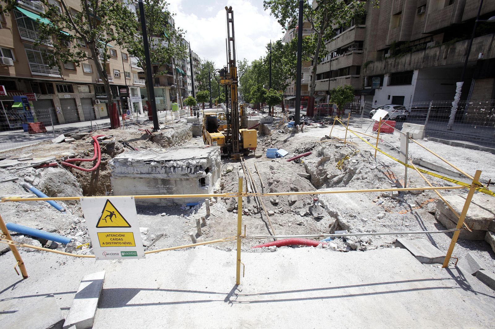 Imagen de archivo de una obra en Granada