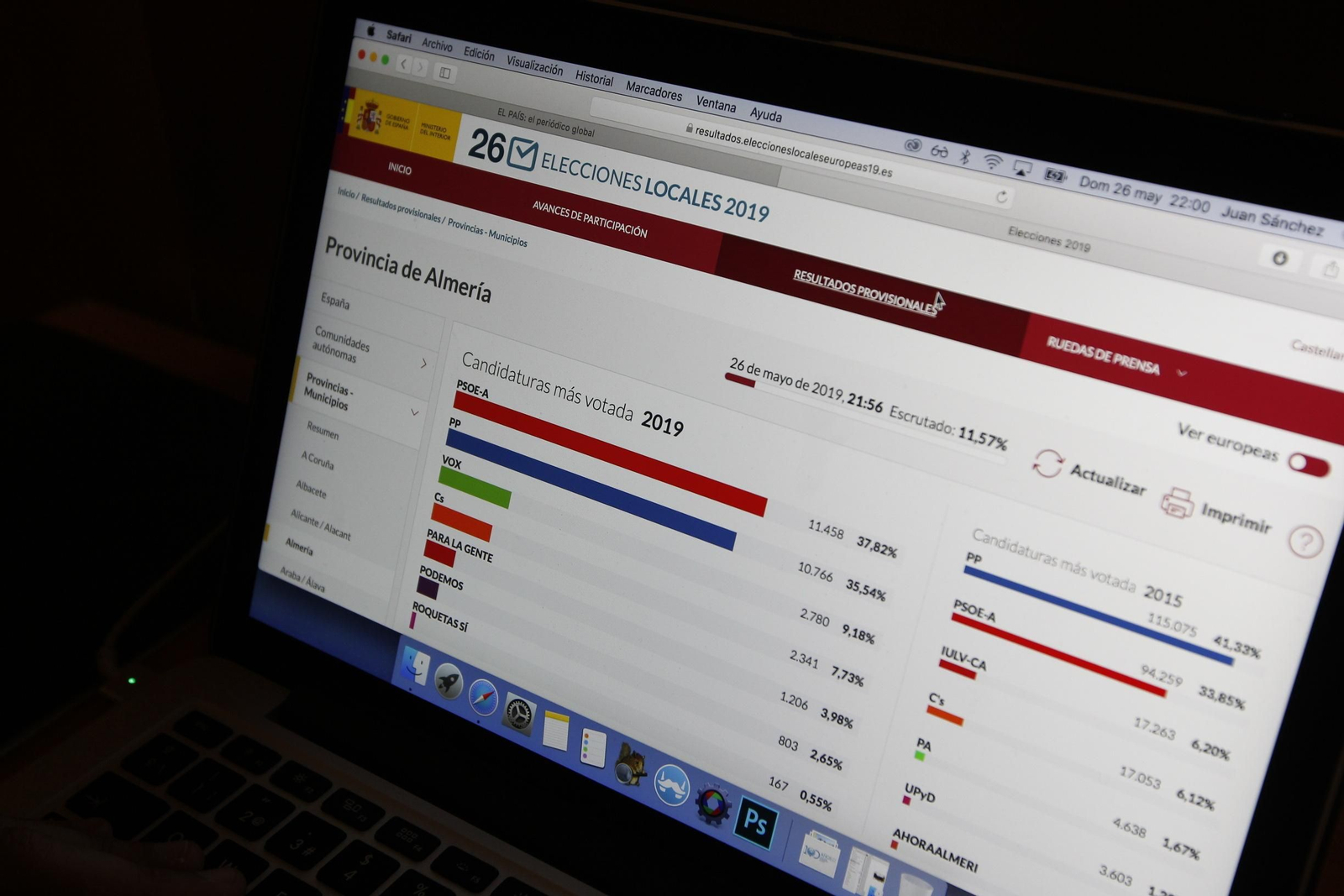 Fotogalería Elecciones Municipales. Sede PP Hotel AC. Almería