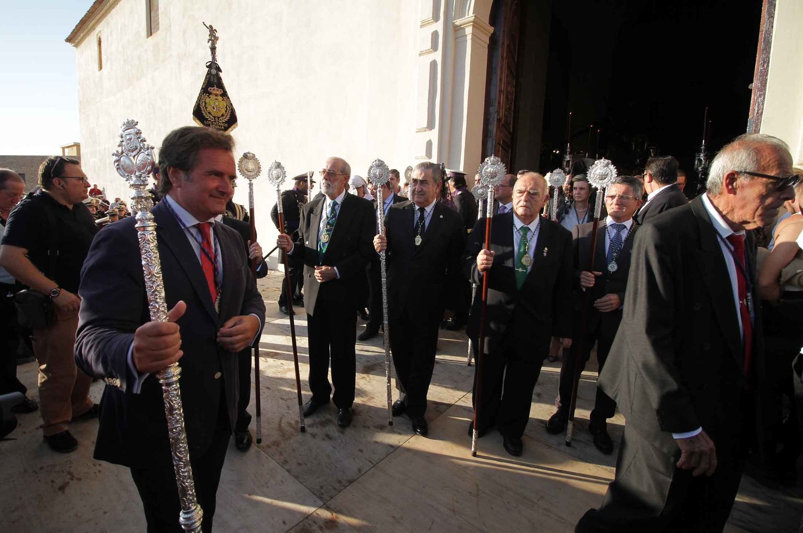 Imágenes del Señor de Pasión en la procesión del centenario de la hermandad