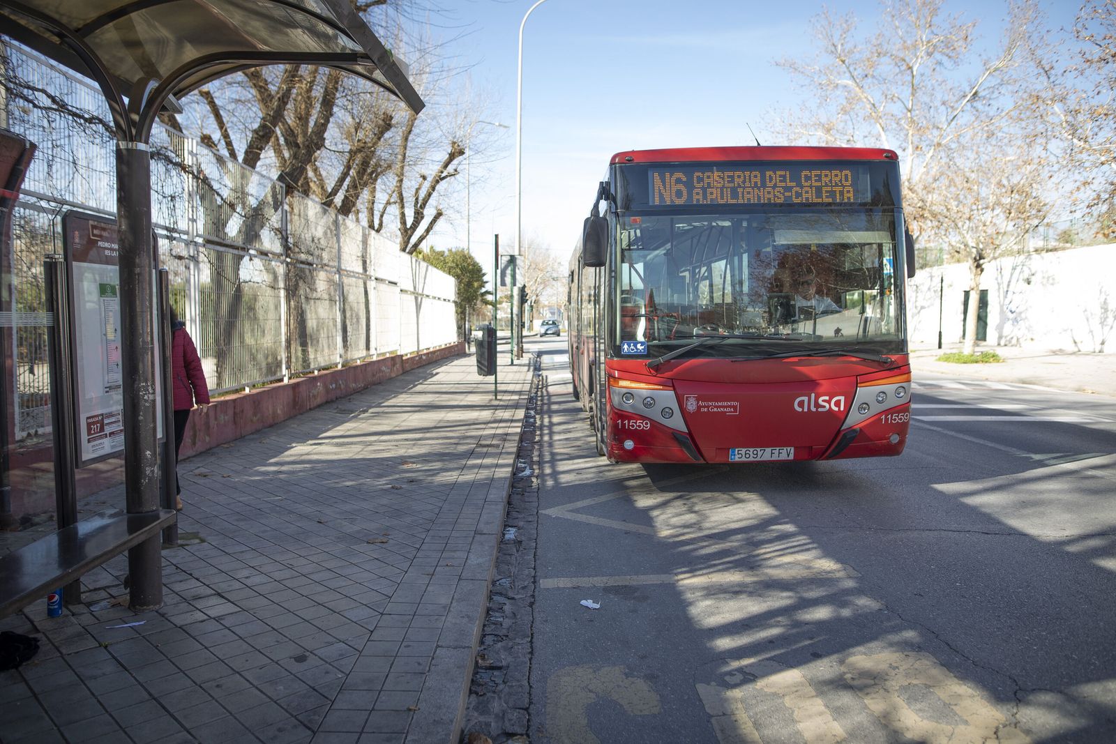 La línea N6, una de las afectadas.