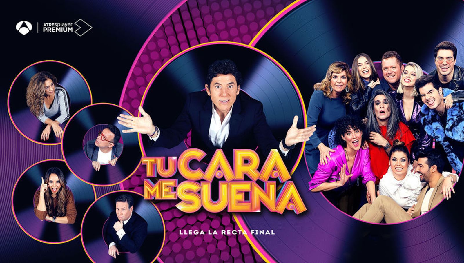 Manel Fuentes y los participantes de 'Tu cara me suena 8'