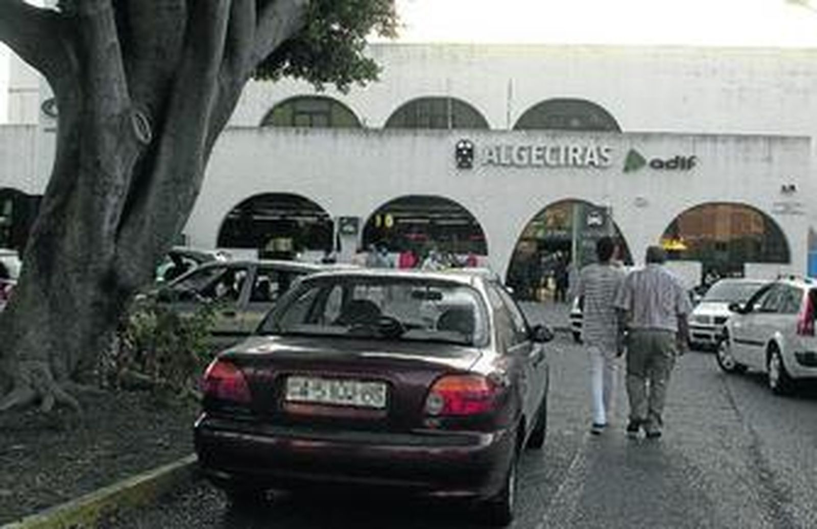 Imagen de archivo de la entrada a la estación de Adif de Algeciras.