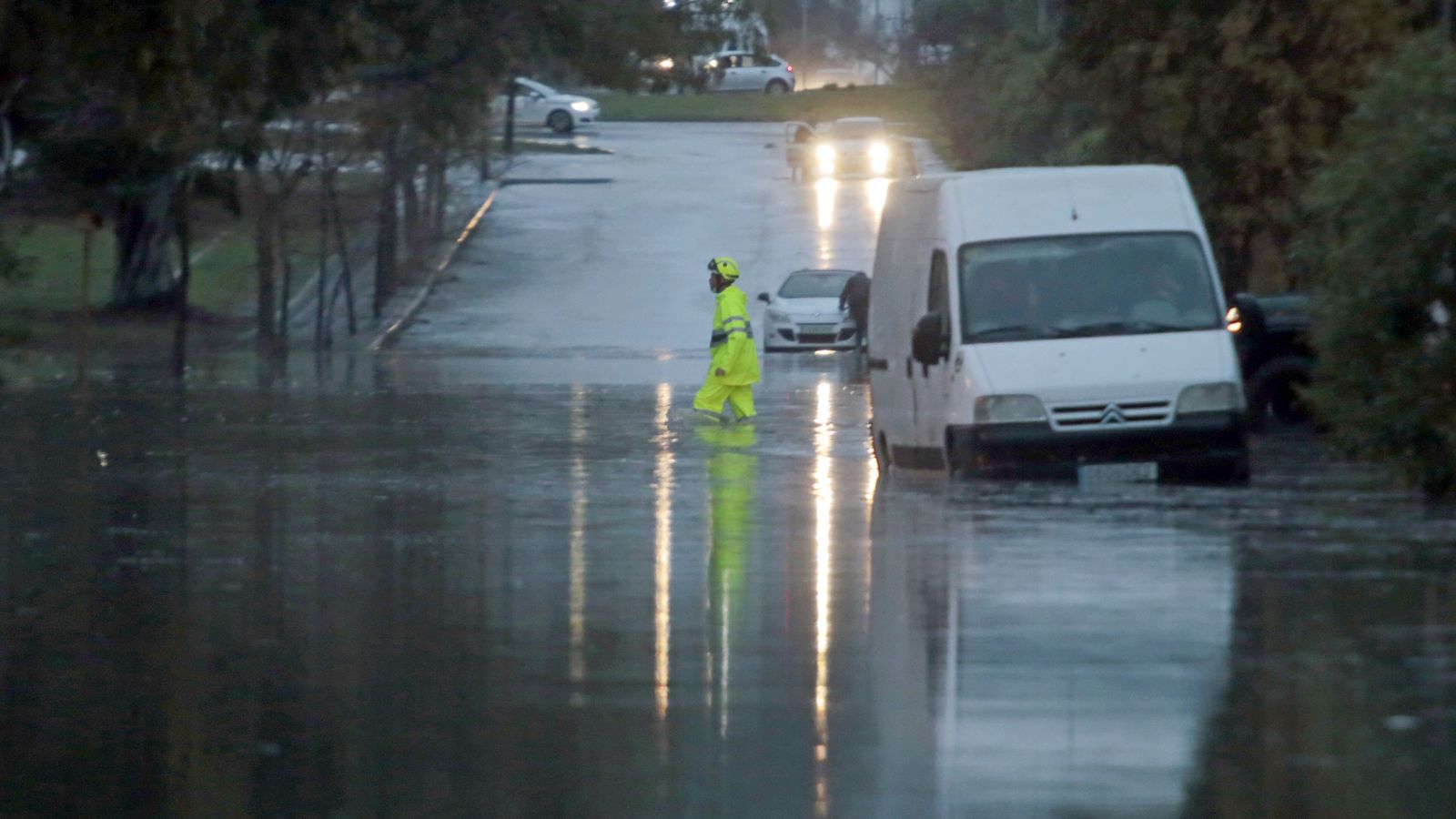 El polígono del Portal vuelve a inundarse
