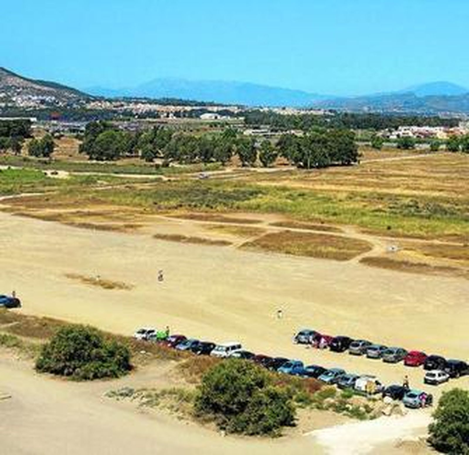 Parcela en la que va el parque.