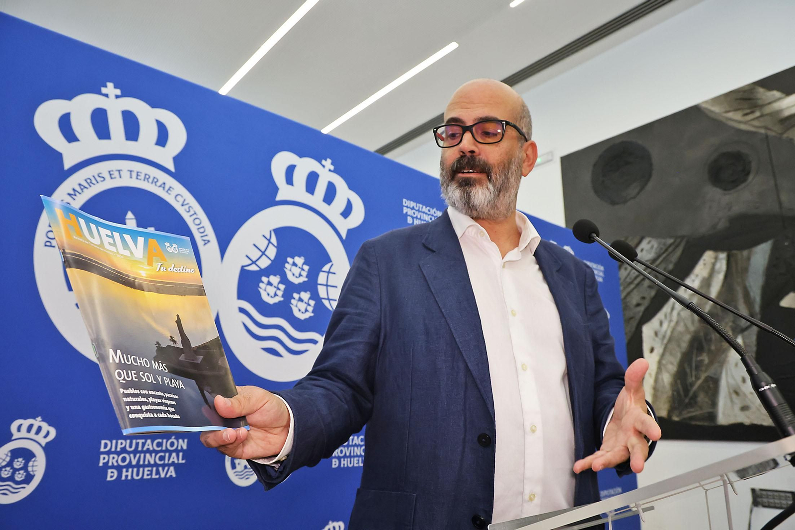 Imágenes de la presentación de la revista de Turismo "Huelva Tu Destino"
