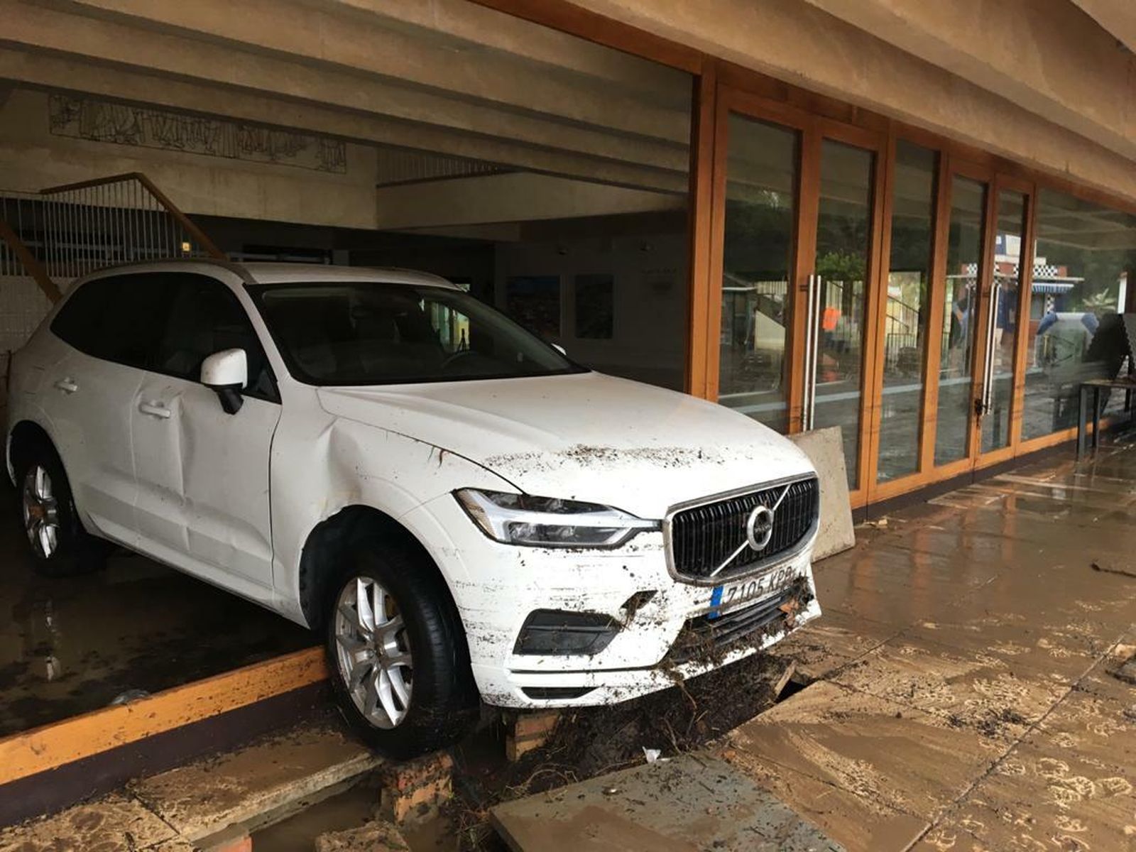 Imágenes de los destrozos que ha provocado el paso de Elsa por el pueblo de Nerva