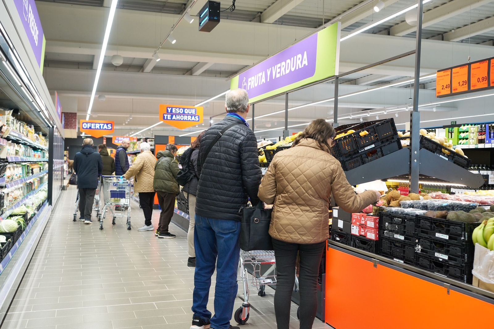 Supermercado de Aldi en Andalucía.