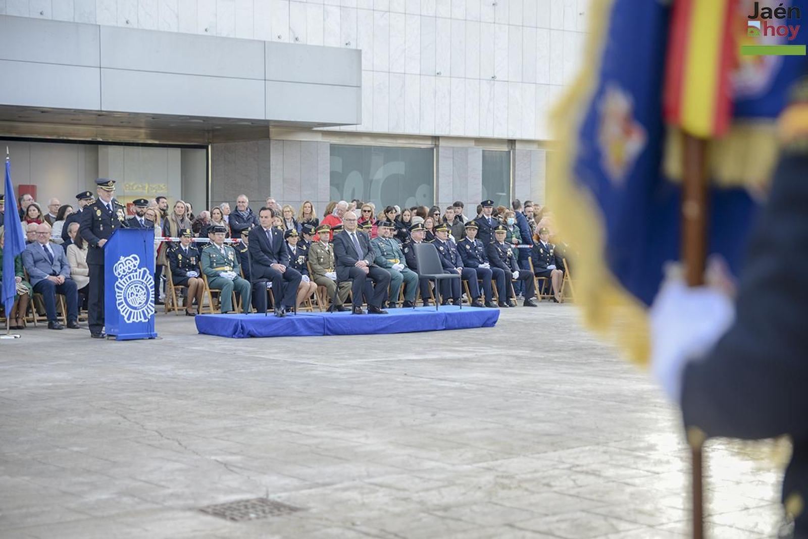 Celebración del bicentenario de la Policía Nacional en Jaén.