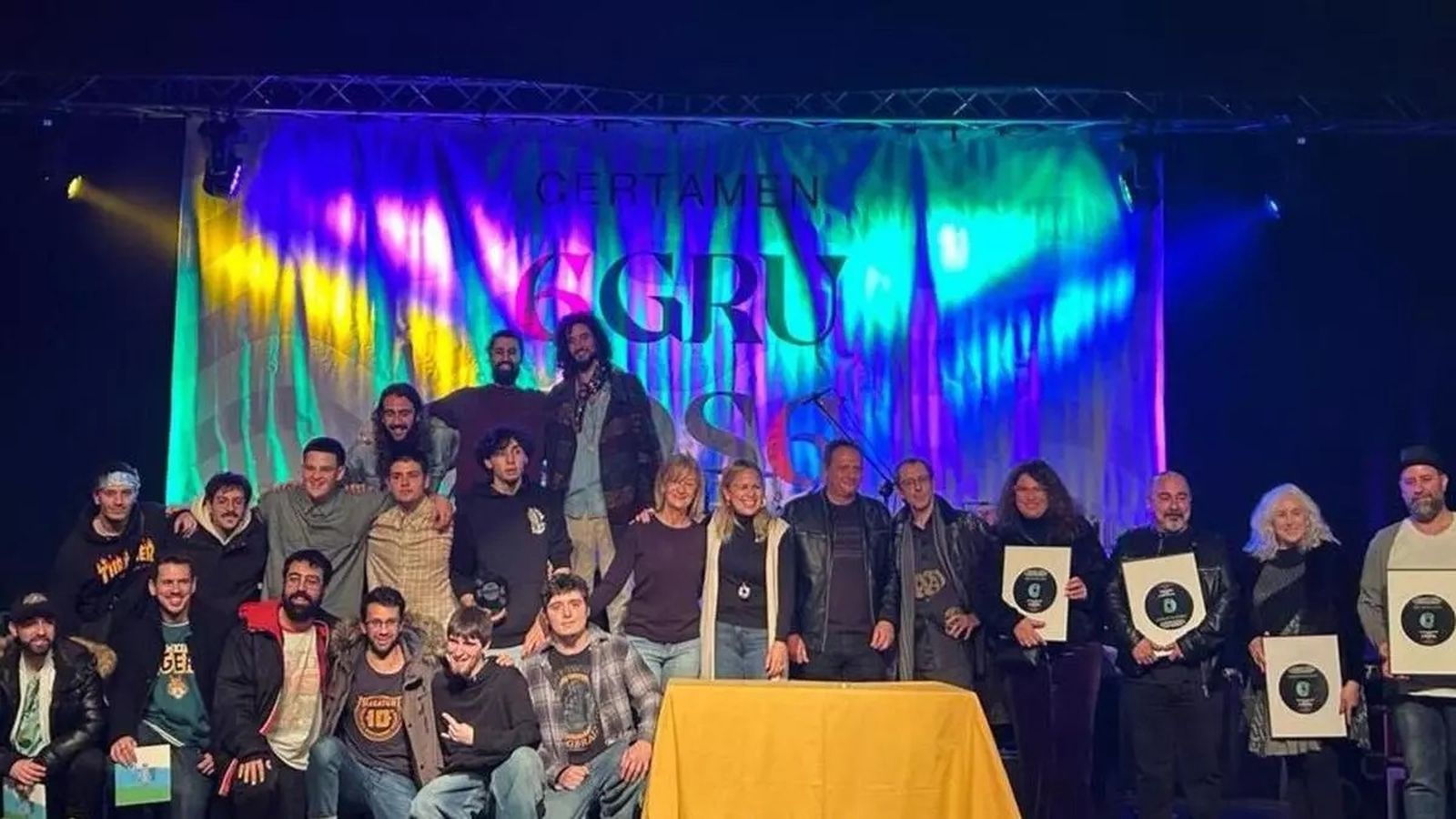 Imagen de premiados de la pasada edición.