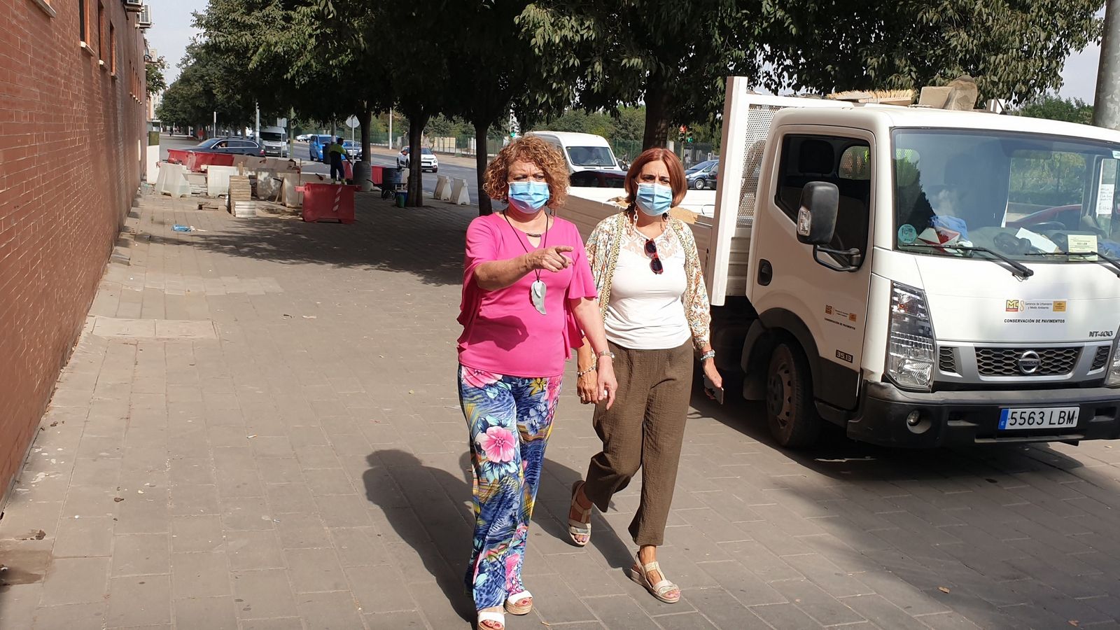 La delegada Adela Castaño en Sevilla Este.