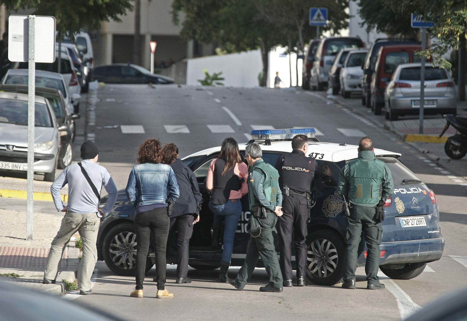 Operación antidroga en la barriada de El Saladillo de Algeciras