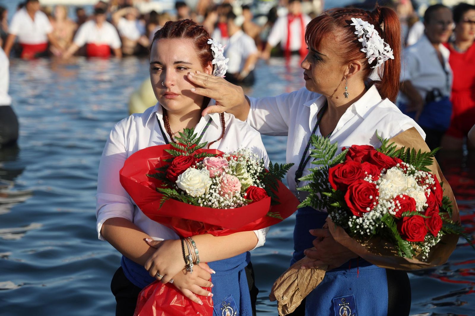 La procesión de la Virgen del Carmen en El Palo, en Málaga, en imágenes