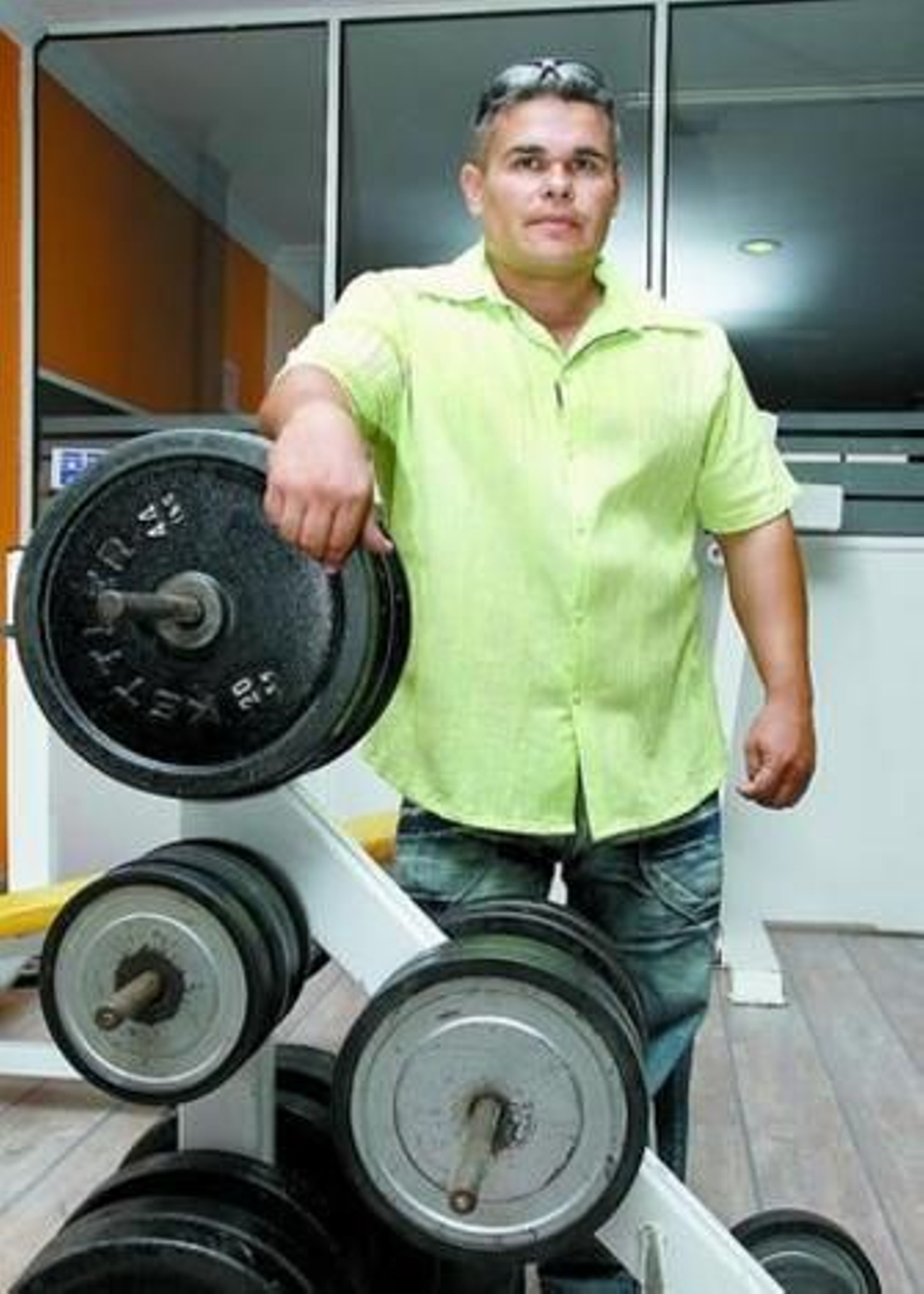 José Manuel Perales, ayer en las instalaciones del Gimnasio Inter-Gym.