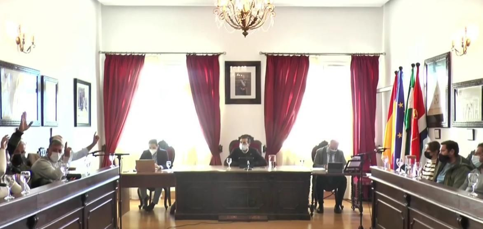 El pleno en el que se votaron los presupuestos de Tarifa.