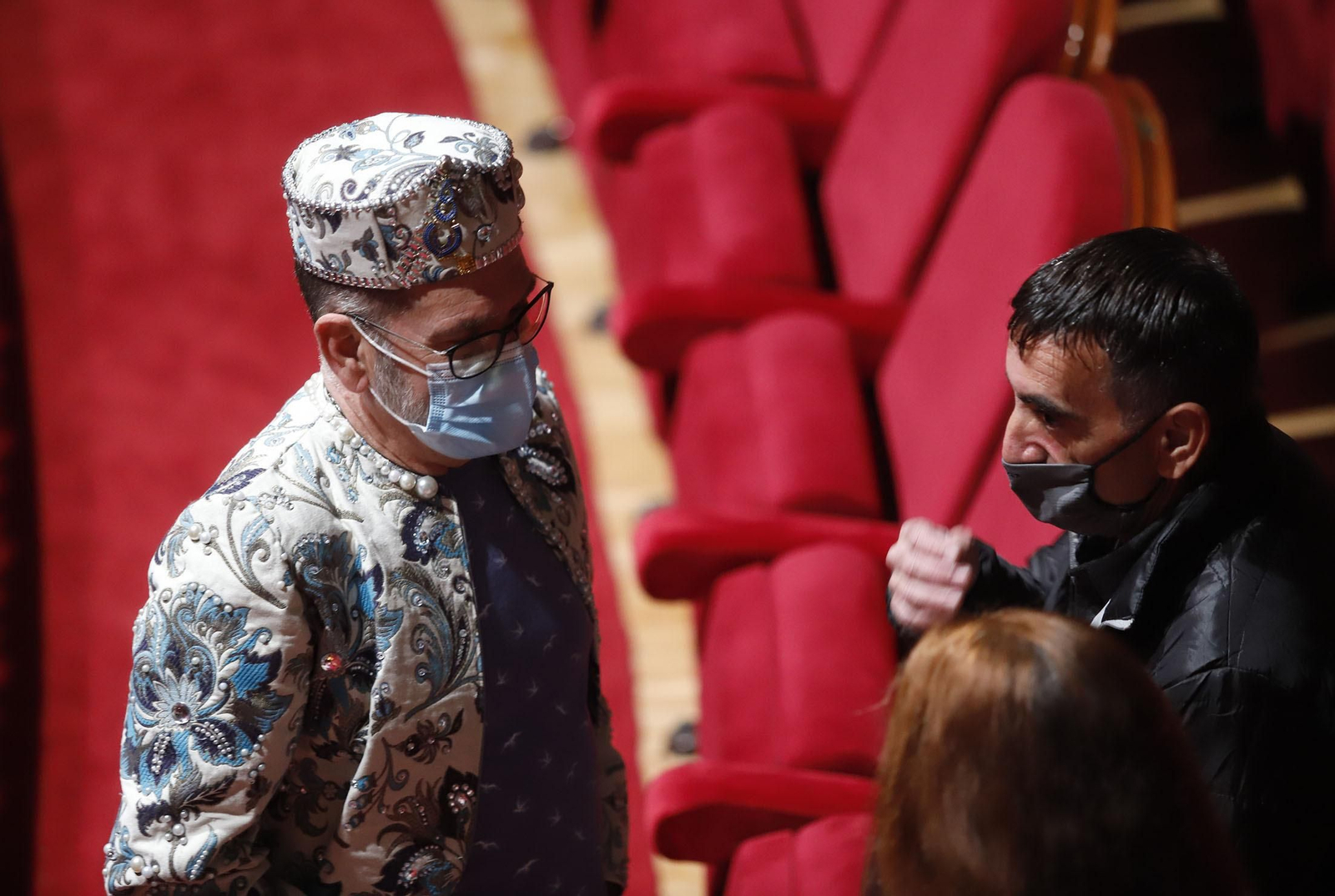 Imágenes del ambiente en el primer día del concurso de agrupaciones del Carnaval Colombino