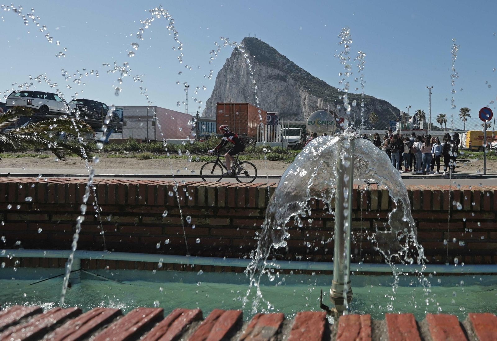 Gibraltar, visto desde La Línea.