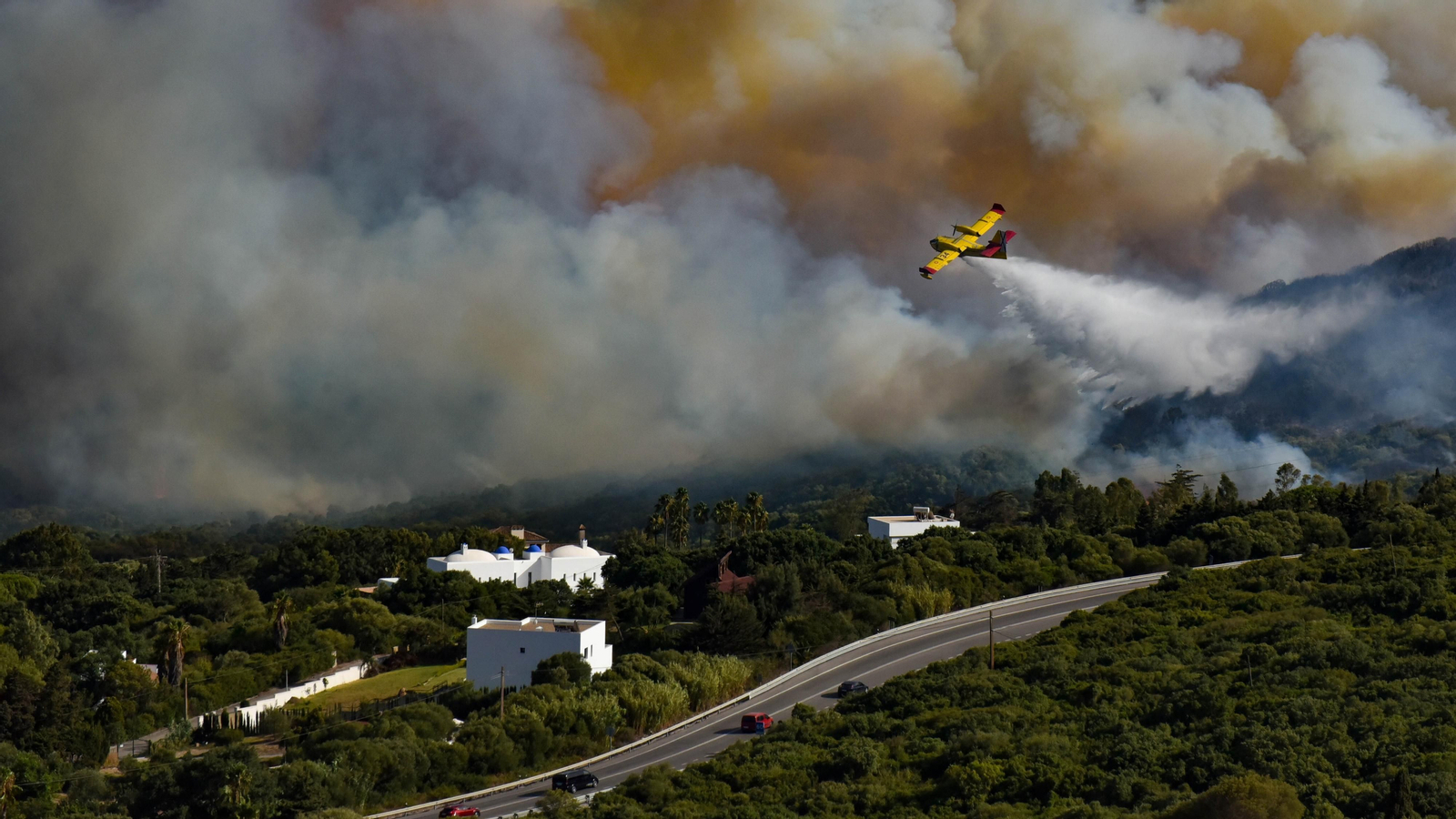 Las fotos del incendio en El Cuartón