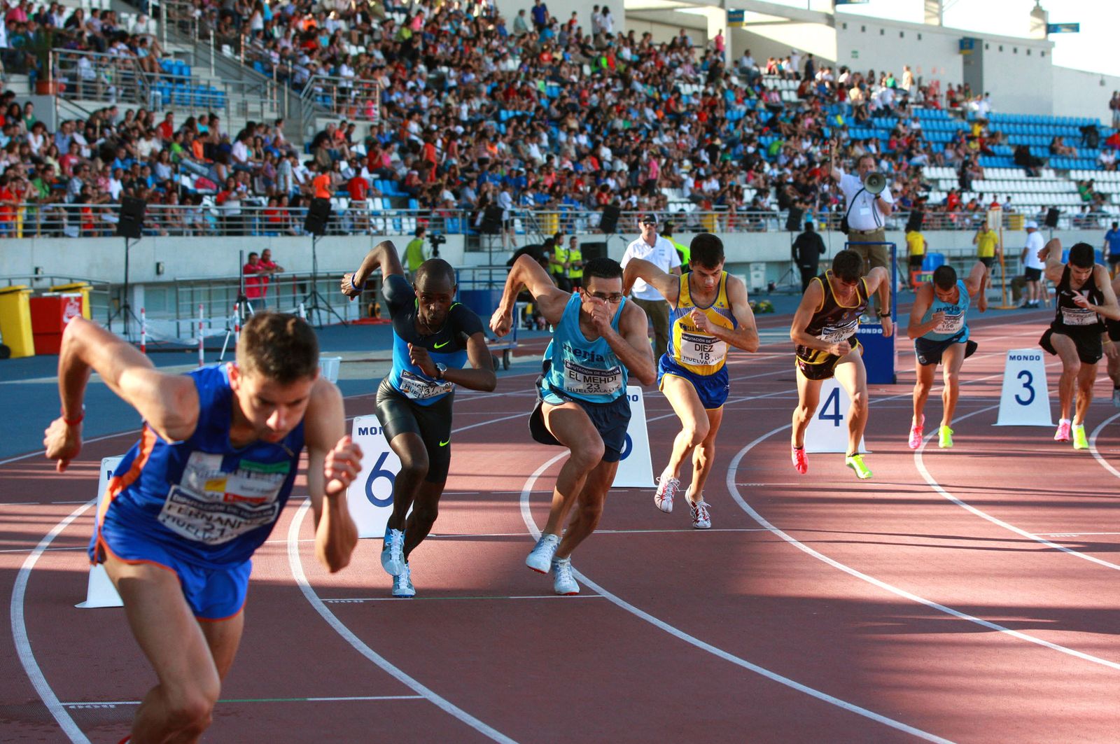 Prueba del una edición anterior del Meeting Iberoamericano de atletismo.