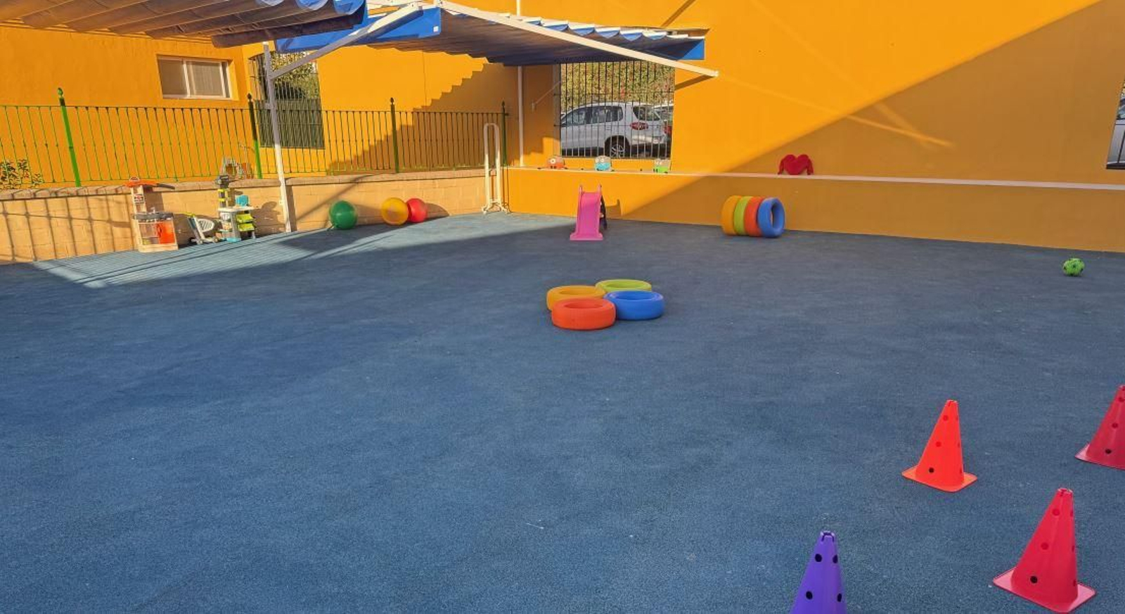 Una imagen del renovado patio de San Francisco.