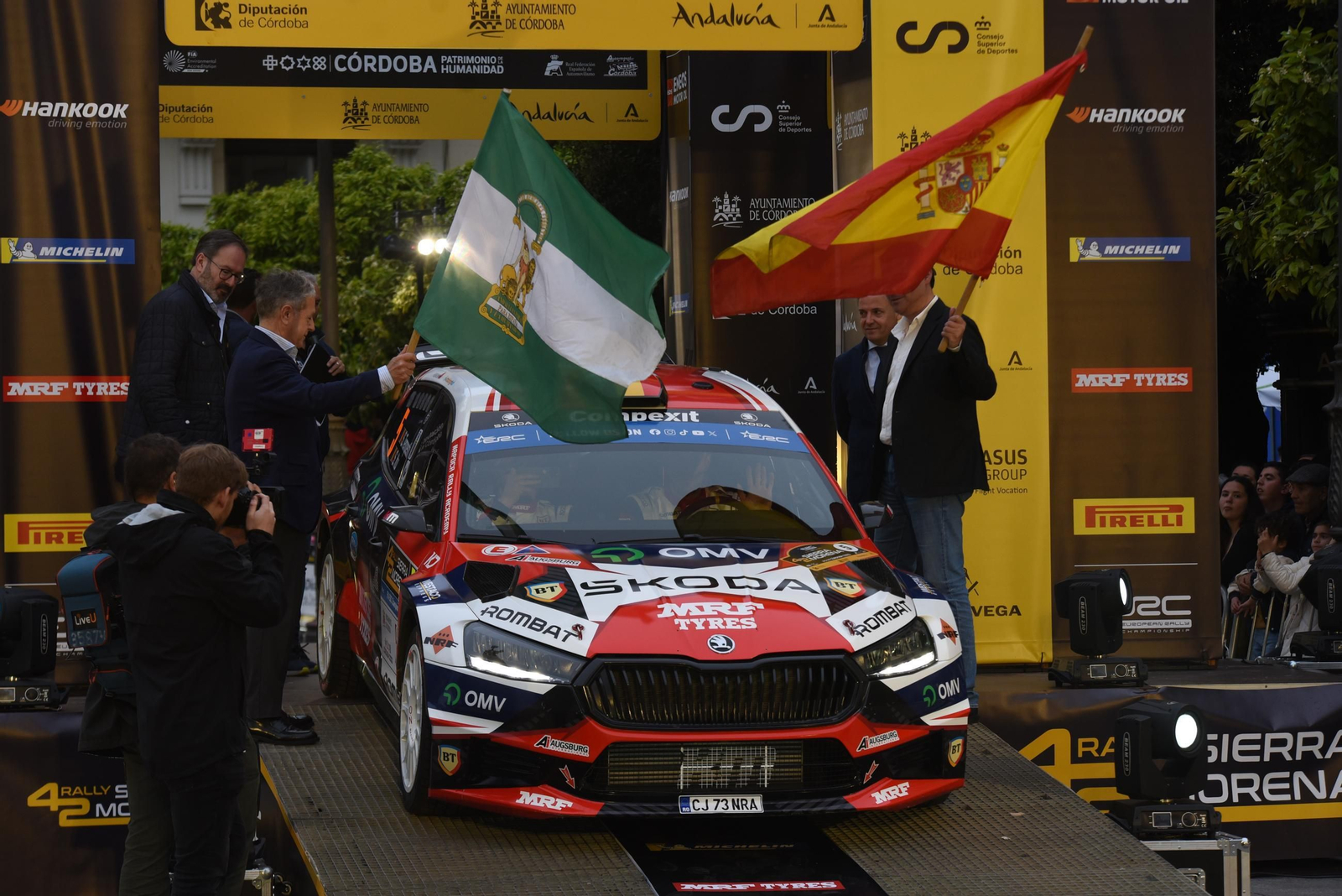 Las mejores fotos de la ceremonia de salida del Rallye Sierra Morena 2025