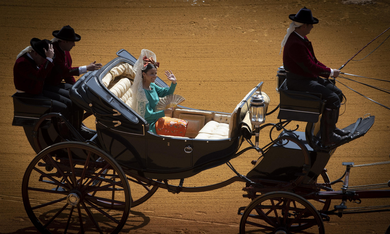 Las imágenes de la Exhibición de Enganches en la Maestranza