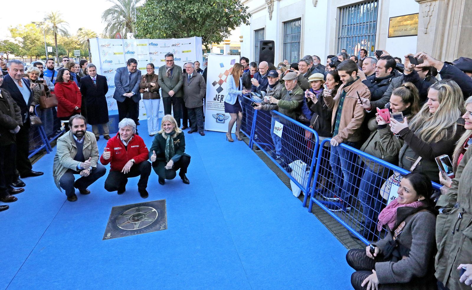Ángel Nieto obtuvo en 2015 la primera estrella del Paseo de la Fama del Motociclismo en Jerez.