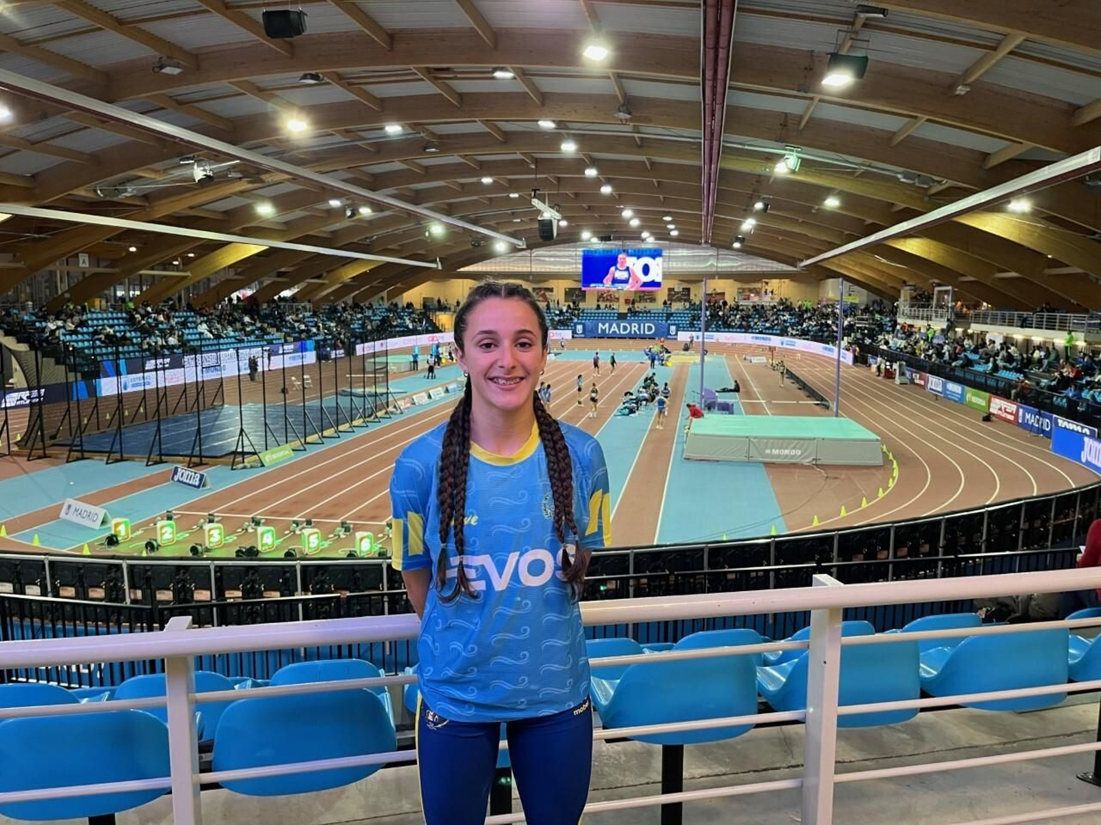 La algecireña Marina Delgado, en Madrid.