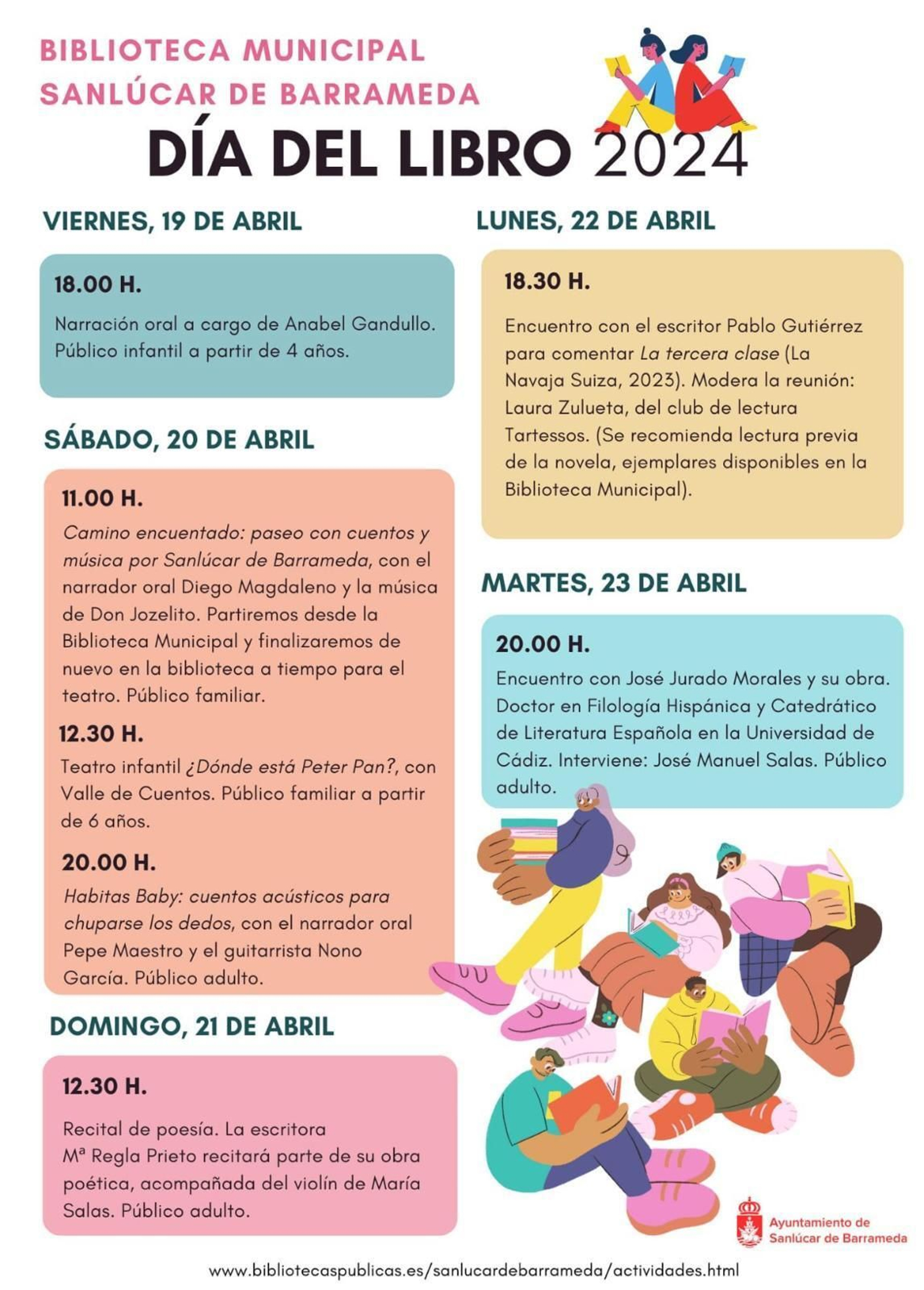 Programa de actividades Día del Libro. Programa de actividades Día del Libro.
