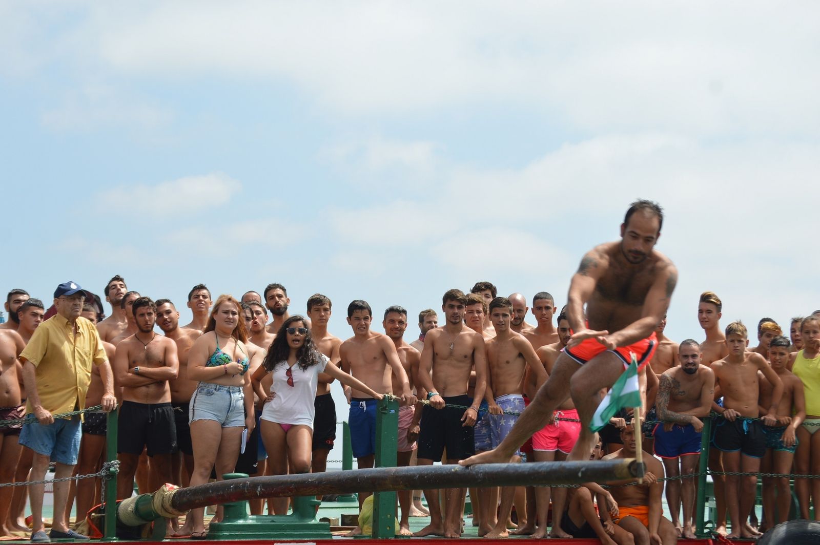 Mario de la Rosa se lleva la cucaña