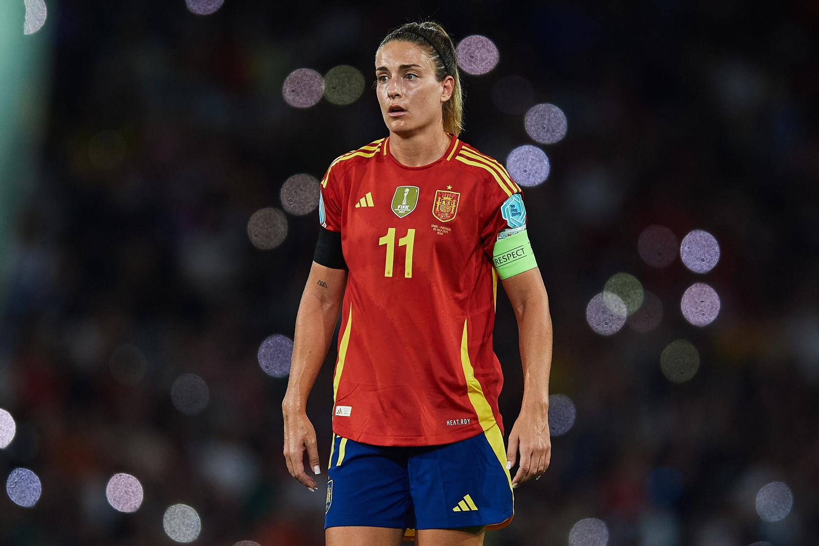 Las fotos del España - Portugal en la Eurocopa femenina