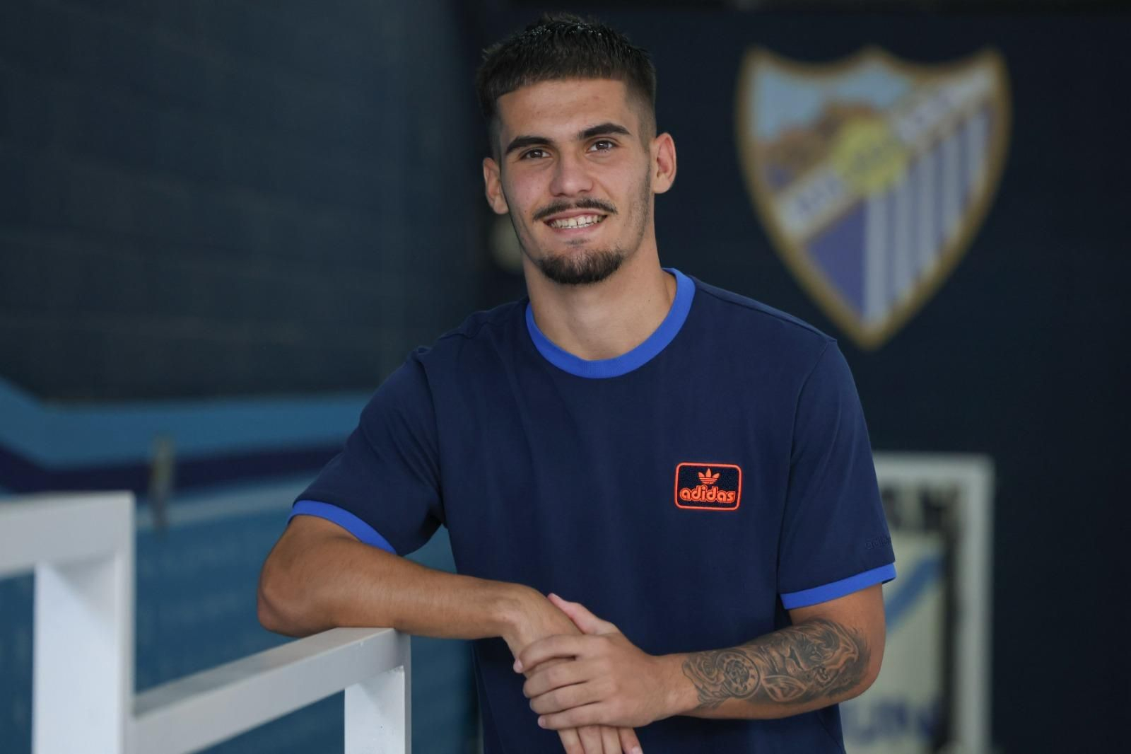 Las fotos de la entrevista a Chupete, jugador del Málaga CF