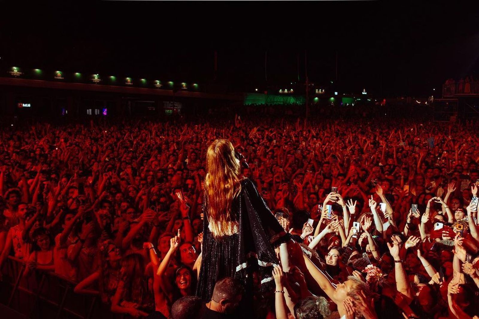 La cantante de Florence + The Machine, en un concierto.