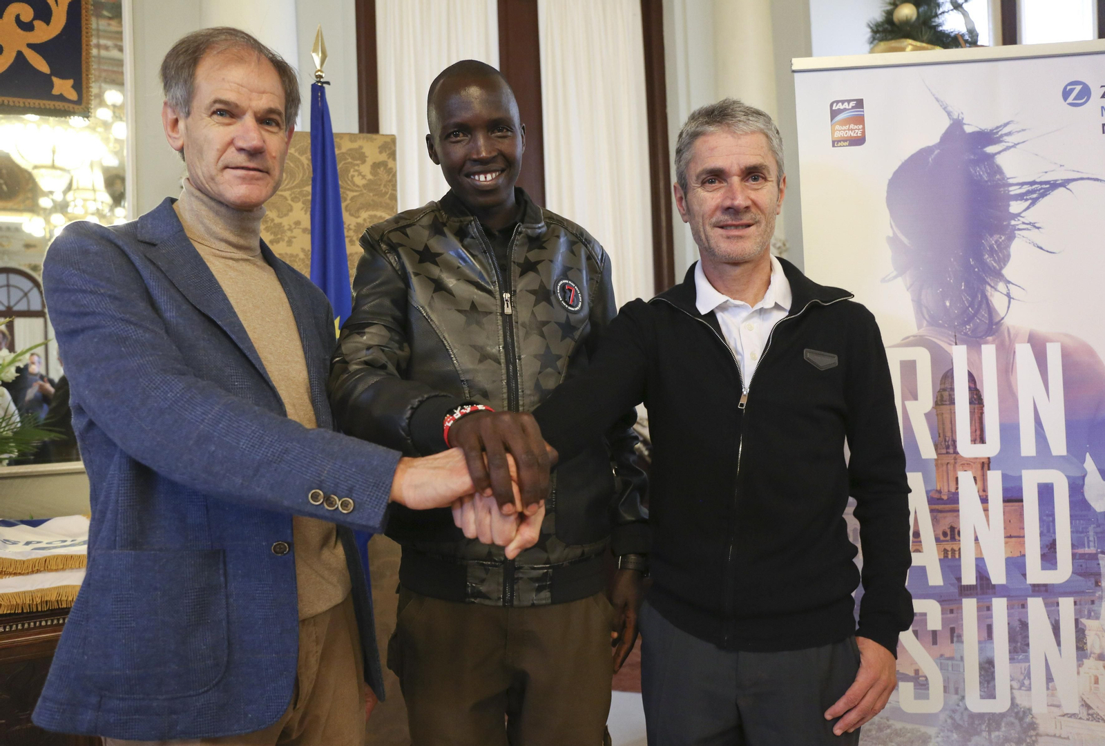 Las fotos de la presentación del maratón de Málaga