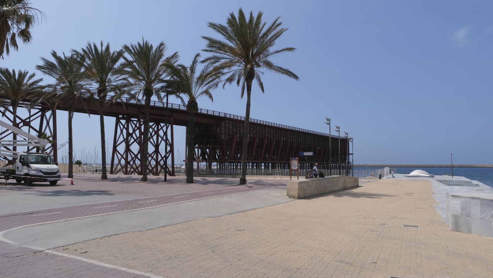 Imágenes del proyecto de eficiencia y urbanización del Puerto de Almería
