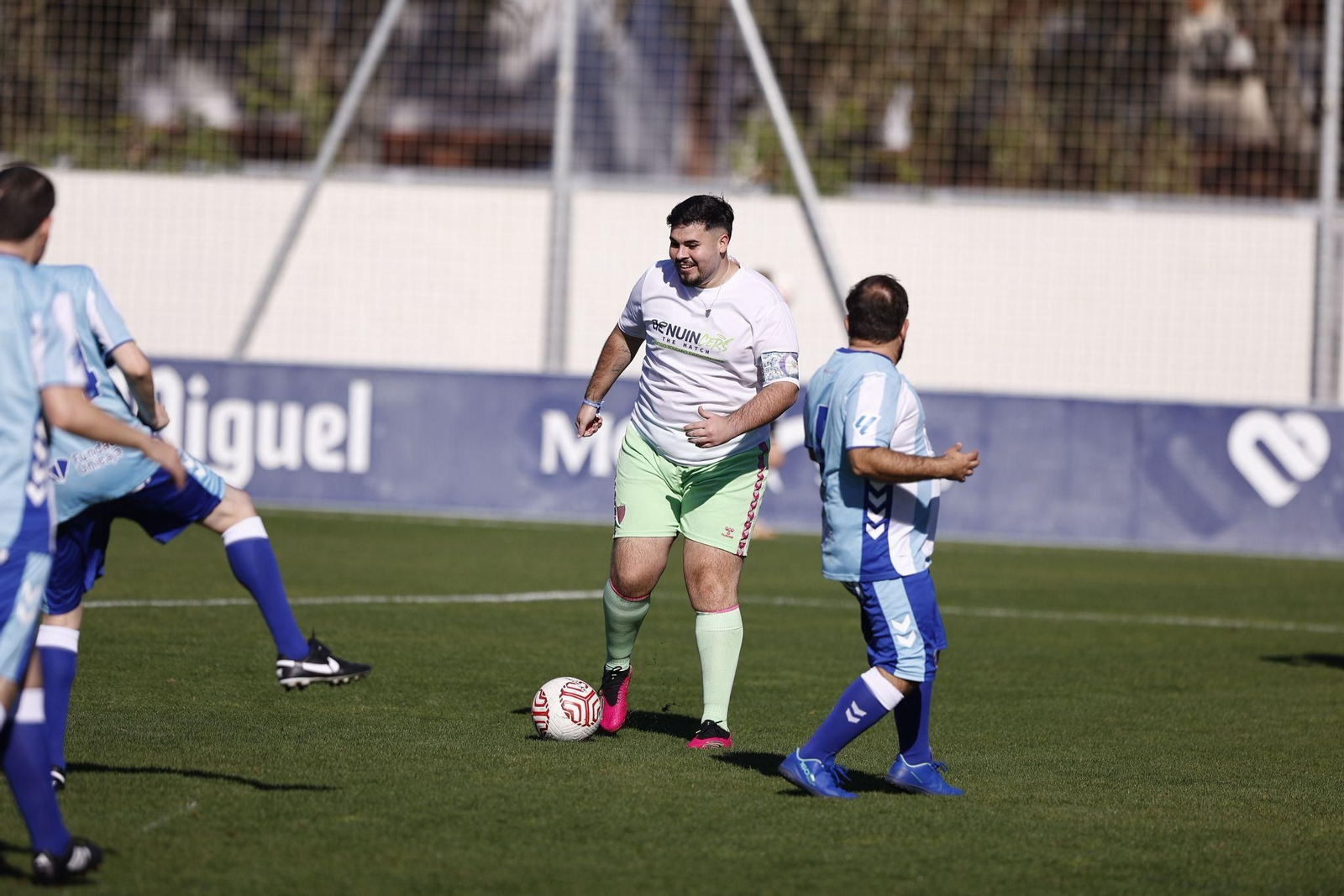 El Málaga CF Genuine se impone a la selección malagueña de influencers