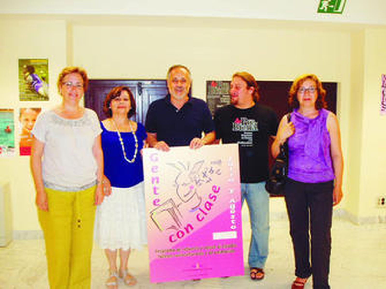 Patricia Giménez, Pepa Martín, José Manuel García, Pedro Miño y María de los Ángeles Redondo.