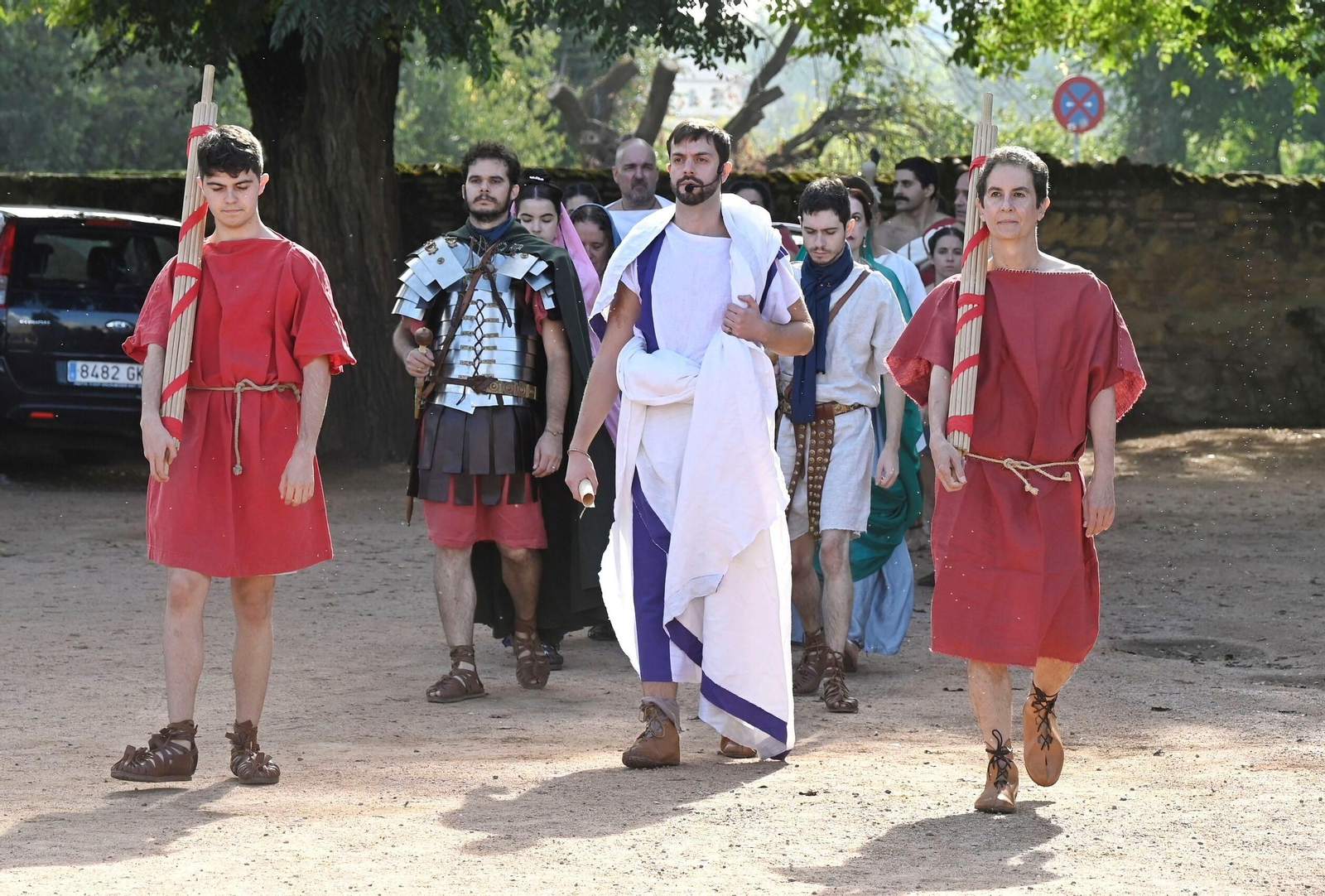 Las fotos de la recreación histórica 'Sangre y arena' en las Jornadas de Cultura Funeraria en Córdoba